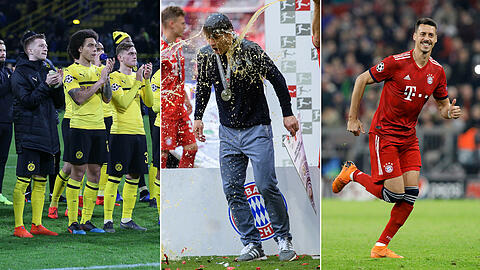 Wer hat welchen Anteil am Meistertitel des FC Bayern? Klicken Sie sich durch die Bilder.
