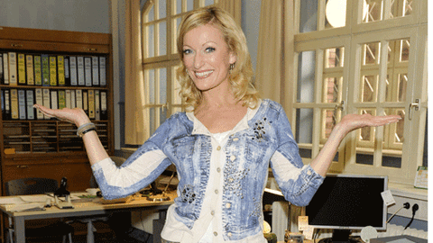 Monika Gruber (40), bayerischer TV-Export und -Liebling, sieht sich selbst [SCHRIFTSCHWA]als &bdquo;meist goscherte, manchmal auch gscherte und oftmals laute Bayerin&ldquo;.