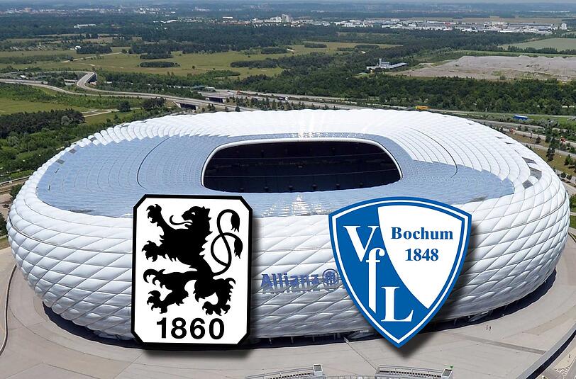 Der TSV 1860 München empfängt am 33. Spieltag den VfL Bochum in der Allianz Arena.