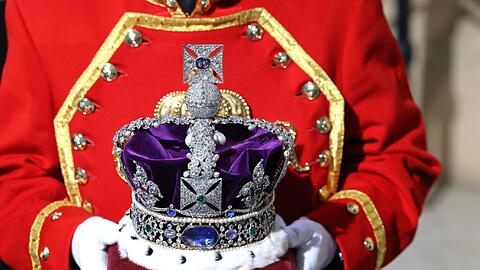 Die Imperial State Crown. (Archivbild)