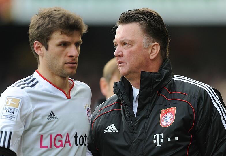 Der Meister und sein Schützling: Louis van Gaal (r.) neben Thomas Müller.