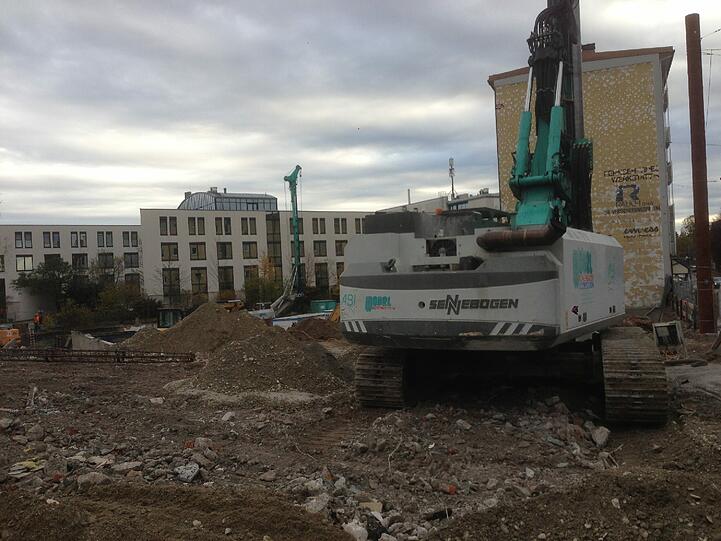Großbaustelle in Laim