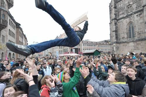 Trotz mancher Höhenflüge kamen die politischen Forderungen nicht zu kurz.