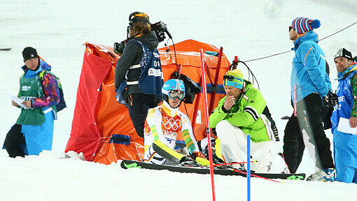 Gold-Traum geplatzt: Felix Neureuther nach dem Ausscheiden beim olympischen Slalom-Wettbewerb!
