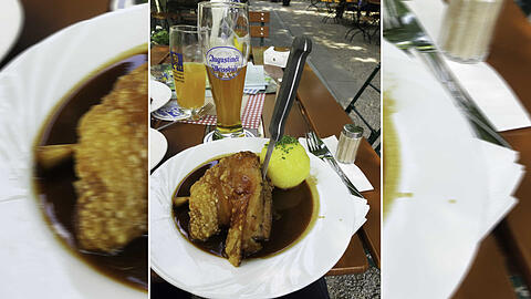 Im Alten Wirt sind die Portionen deftig und gut.