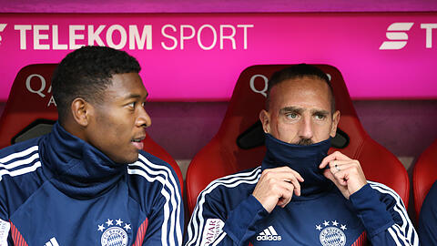 Früher Teamkollegen beim FC Bayern, heute noch immer beste Freunde: David Alaba (l.) und Franck Ribéry.
