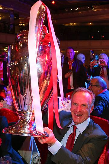 So sehen Sieger aus! Die Helden von London feiern den Champions League-Sieg 2013.