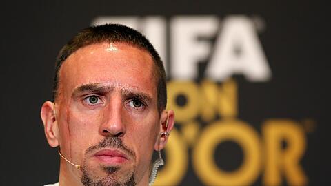 Franck Ribéry belegte bei der Wahl zum Weltfußballer 2013 nur den dritten Platz.
