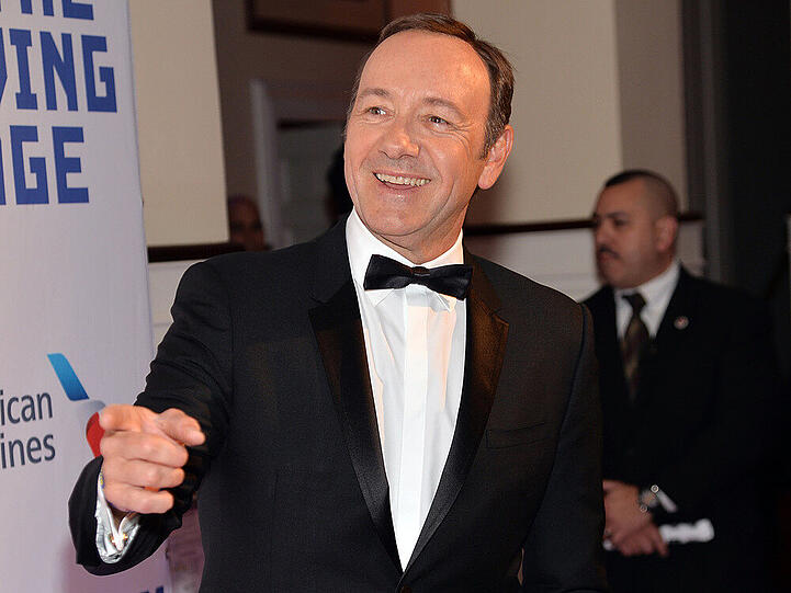 Kevin Spacey ist sportlich aktiv
