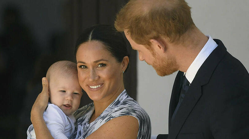 Herzogin Meghan mit Prinz Harry und Sohn Archie