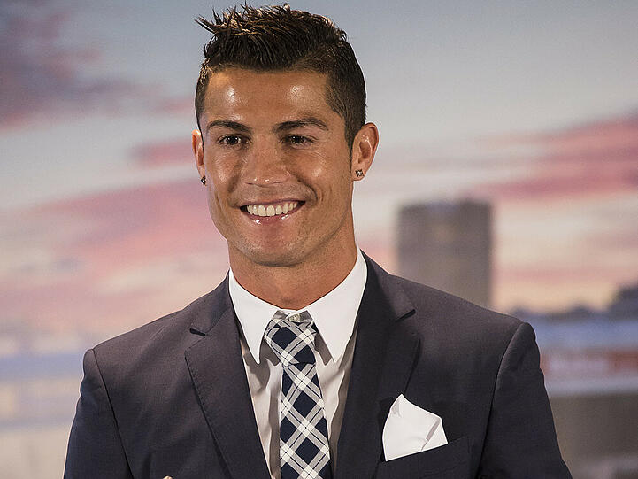 So sieht ein glücklicher Rekordtorschütze aus: Cristiano Ronaldo