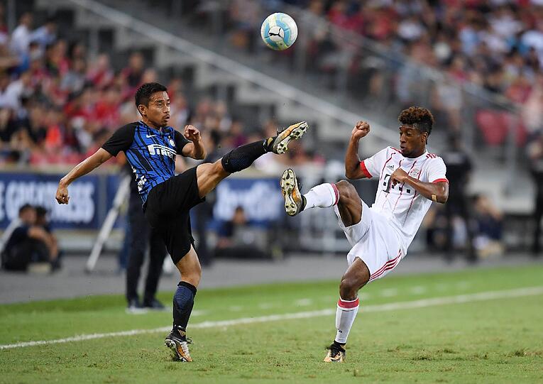 Weitere Bilder vom Test des FC Bayern gegen Inter Mailand.