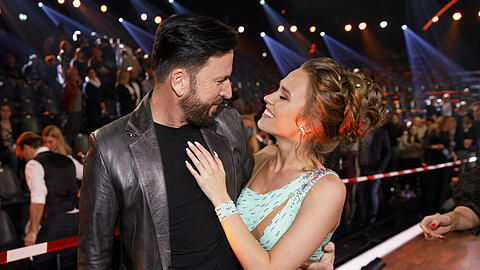 Michael Wendler und Laura Müller bei einem TV-Auftritt.
