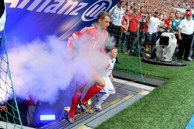 Die Bilder von der Team-Präsentation der Bayern.