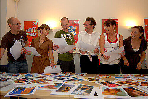 Die AZ-Jury bei der Auswahl