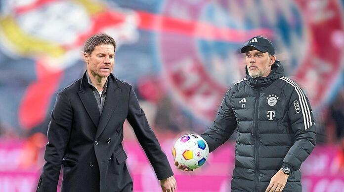 Erster gegen Zweiter oder Shootingstar gegen Taktik-Fuchs: Xabi Alonso (l.) will im Top-Spiel den Vizekusen-Fluch brechen, Thomas Tuchel die Verhältnisse in der Bundesliga aus Münchner Sicht gerade rücken.