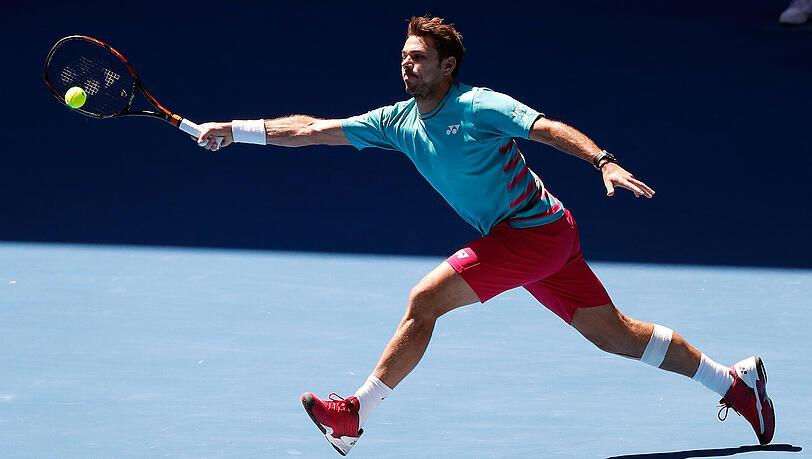 Klarer Sieger gegen Jo-Wilfried Tsonga: Stan Wawrinka, an Position drei gesetzt. Klarer Sieger gegen Jo-Wilfried Tsonga: Stan Wawrinka, an Position drei gesetzt.