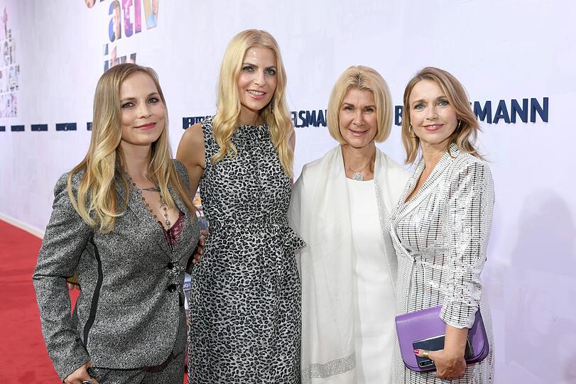 Regina Halmich, Tanja Buelter, Brigitte Mohn (Bertelsmann) und Tina Ruland