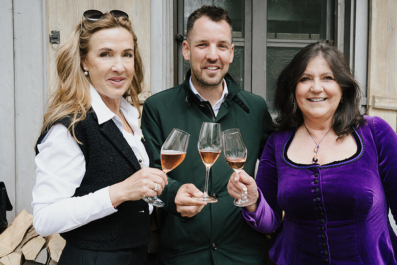 Susanne Gräfin von Moltke, Manuel Egginger und Monika Graf