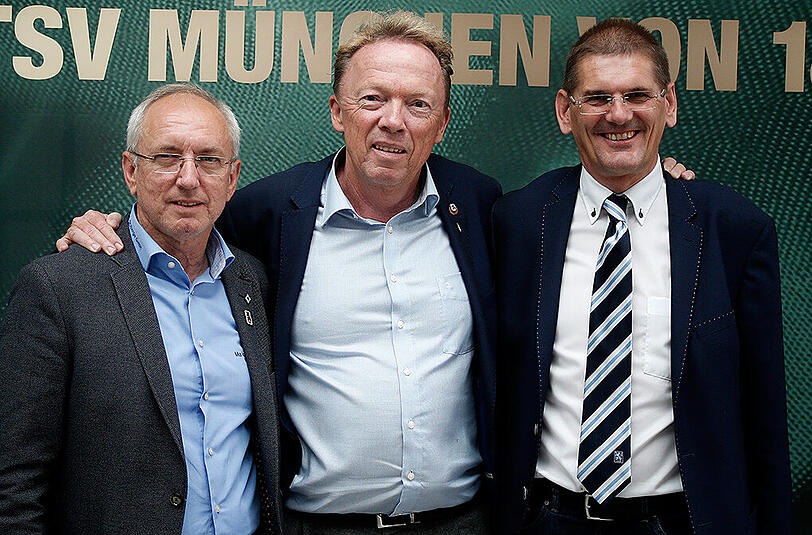 Das Präsidium für die nächsten drei Jahre: (v.l.) Hans Sitzberger, Präsident Peter Cassalette und Heinz Schmidt