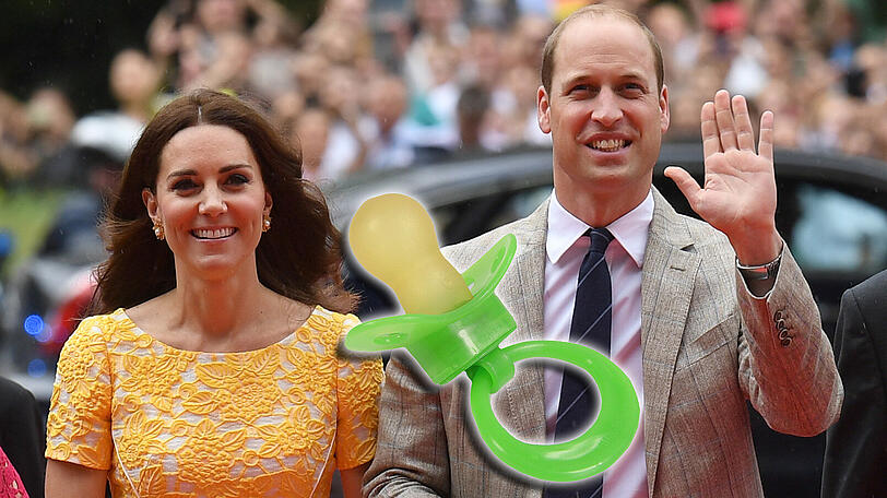 Schnuller-Alarm bei Kate und William. Das Royal-Baby ist da!