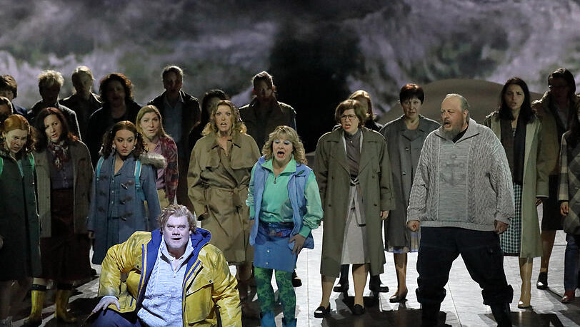 "Peter Grimes" im Nationaltheater. "Peter Grimes" im Nationaltheater.