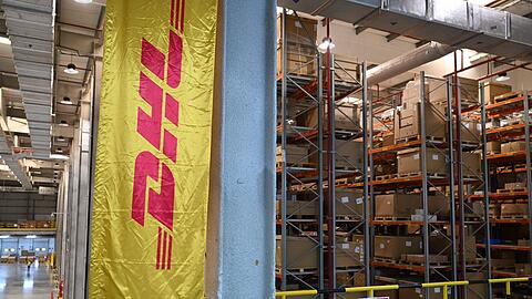 DHL-Lagerhaus in Dubai.