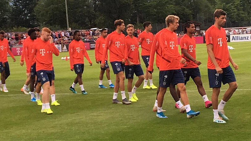 Letztes Training des FC Bayern in Rottach-Egern.