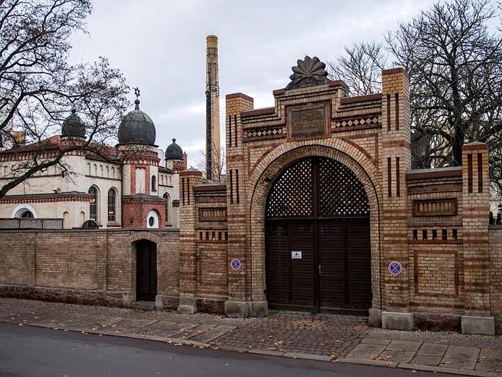 Die Synagoge in Halle/Saale.