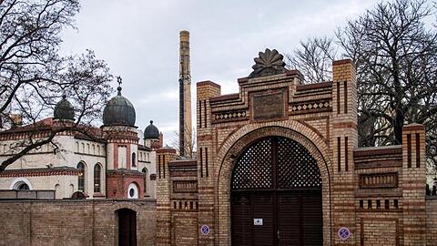 Die Synagoge in Halle/Saale.