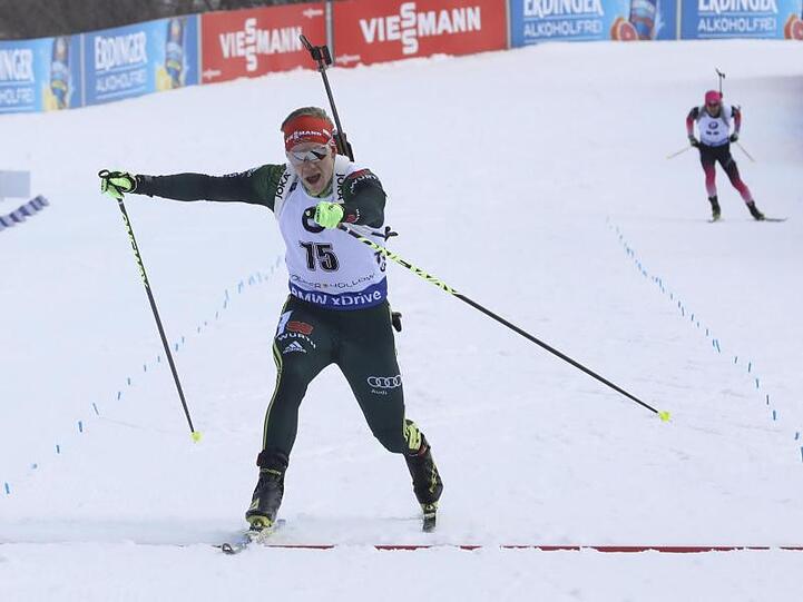 Roman Rees sprintete beim Biathlon-Weltcup in Soldier Hollow auf den dritten Platz.