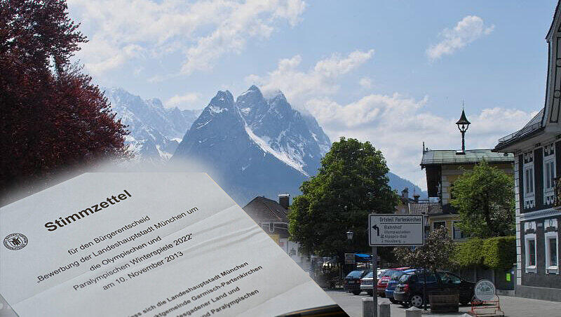 Unter anderem in Garmisch-Partenkirchen entscheiden die Bewohner via Bürgerentscheid für oder gegen eine Münchner Olympia-Bewerbung 2022.