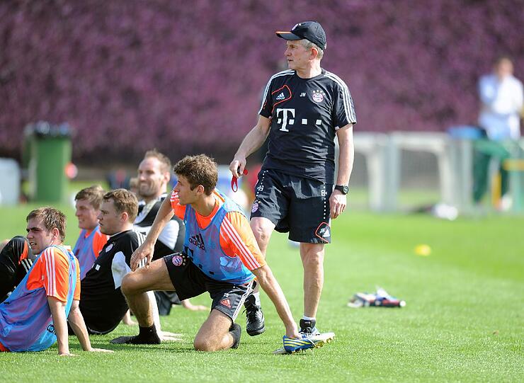 Die Bayern im Trainingslager in Doha, Tag 2.