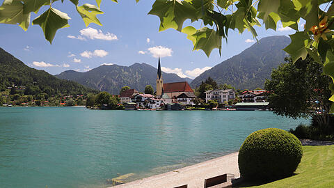 Blick auf den Tegernsee bei Rottach-Egern. (Archivbild)