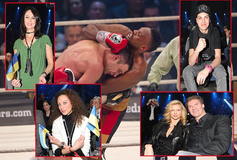 Buntes Promi-Treffen in der Olympiahalle: Von Becker bis Ochsenknecht - beim Punktsieg von Vitali Klitschko gegen Derek Chisora gaben sich zahlreiche Promis die Ehre - die Bilder.