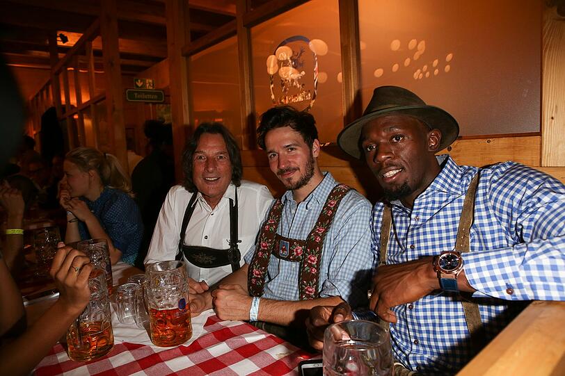 Hans-Willhelm Müller-Wohlfahrt Felix Neureuther und Usain Bolt.
