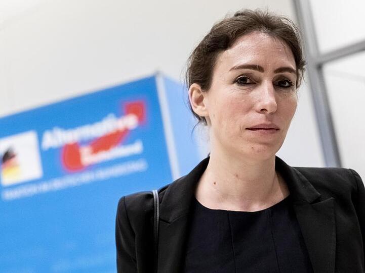 Die AfD-Politikerin Mariana Harder-Kühnel im Dezember nach ihrer gescheiterten Wahl als Vizepräsidentin des Bundestages.