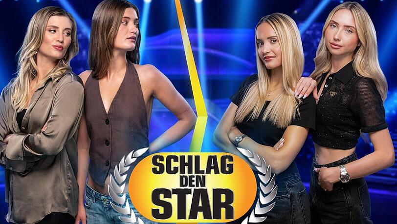 "Schlag den Star": Luna Schweiger und Lilli Schweiger traten gegen Davina Geiss und Shania Geiss an.