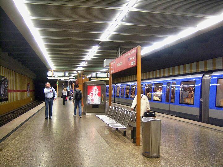 Am U-Bahnhof Rotkreuzplatz wird die MVG ein Jahr lang elektronische Systeme testen, die Menschen im Gleisbett entdecken können.