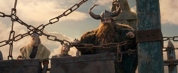 Stoick (Gerard Butler) im Film von Dean DeBlois. Stoick (Gerard Butler) im Film von Dean DeBlois.