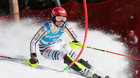 Lena Dürr aus Deutschland in Aktion.