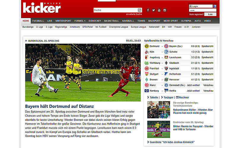 Die Pressestimmen zum Spiel zwischen Borussia Dortmund und dem FC Bayern München.