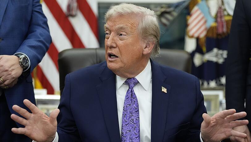 Donald Trump hat nach eigenem Bekunden KI-Software wie ChatGPT noch nicht benutzt. (Archivbild)