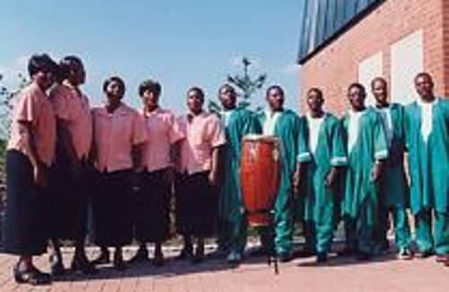 Der Gospel-Chor "Les Ambassadeurs pour Christ" (Botschafter Christi).