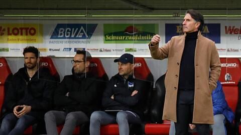 Bruno Labbadia war mit der Leistung seiner Mannschaft alles andere als zufrieden.