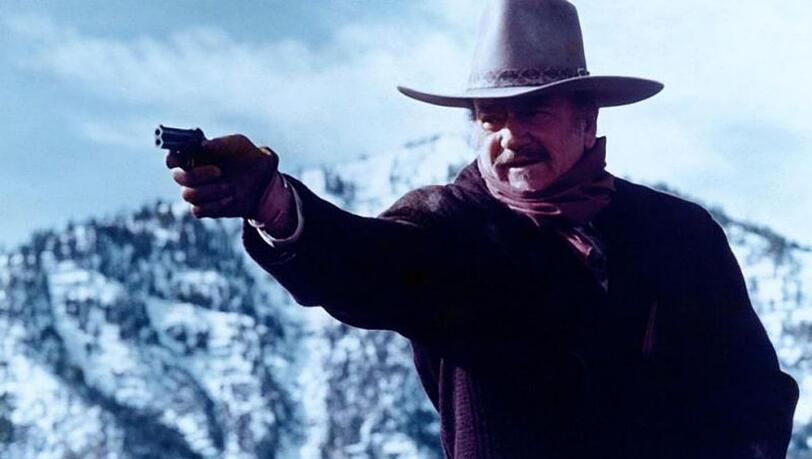John Wayne (links) ahnte, dass "Der letzte Scharfschütze" sein letzter Film sein würde. John Wayne (links) ahnte, dass "Der letzte Scharfschütze" sein letzter Film sein würde.