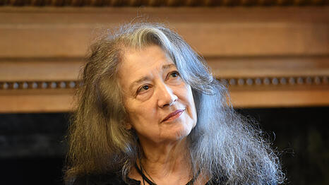 Die Pianistin Martha Argerich.