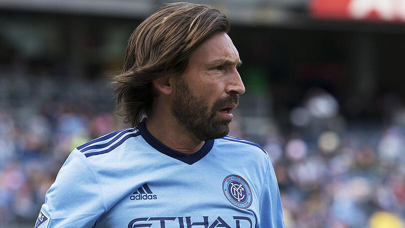 Der begnadete Mittelfeld-Regisseur Andrea Pirlo war 2015 von Juventus Turin in die USA gewechselt und stand insgesamt 61 Mal für New York auf dem Platz.