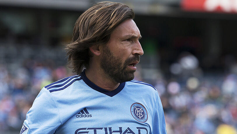 Der begnadete Mittelfeld-Regisseur Andrea Pirlo war 2015 von Juventus Turin in die USA gewechselt und stand insgesamt 61 Mal für New York auf dem Platz. Der begnadete Mittelfeld-Regisseur Andrea Pirlo war 2015 von Juventus Turin in die USA gewechselt und stand insgesamt 61 Mal für New York auf dem Platz.