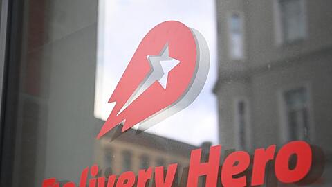 Das Logo von Delivery Hero. Foto: Britta Pedersen/dpa-Zentralbild/dpa